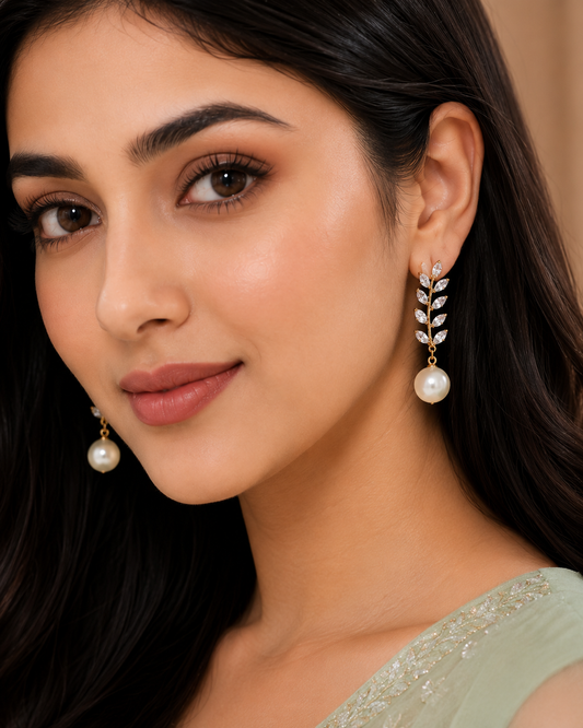 Elegance Vine Pearl Drops