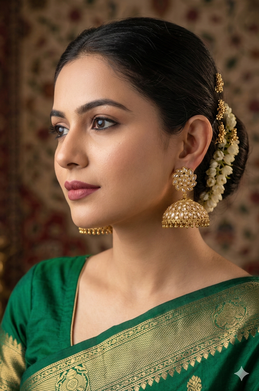 Regal Kundan Jhumka