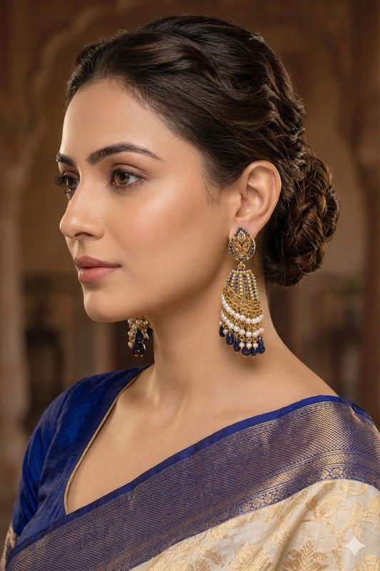 Midnight Royale Jhumkas