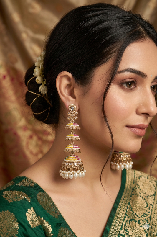 Rangriti Royale Jhumkas