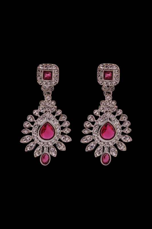 Timeless Elegance Gemstone Drop Earrings