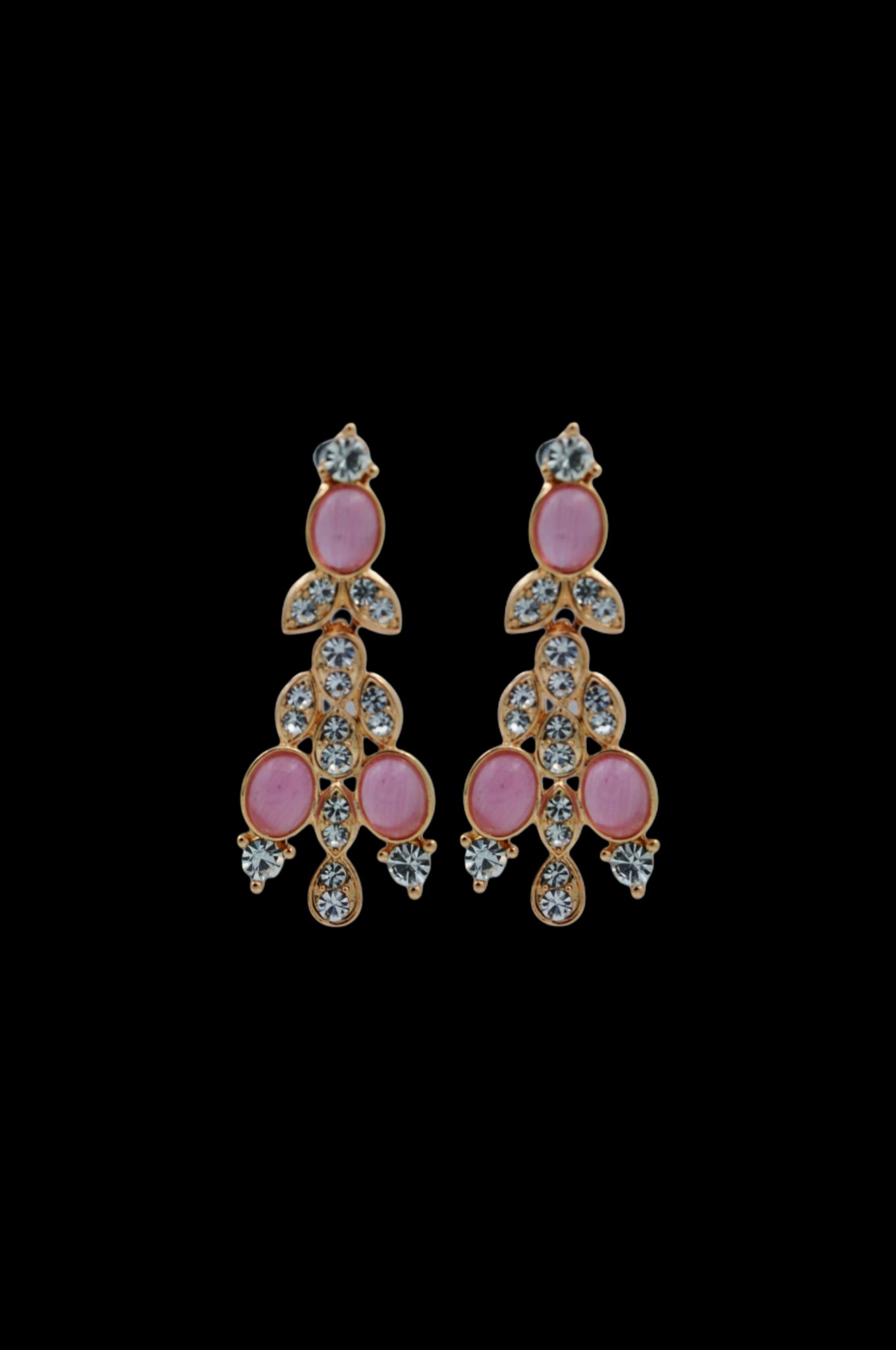 Gem Bloom Trio Earrings