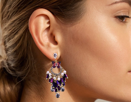 Purple Celestial Butterfly Elegance