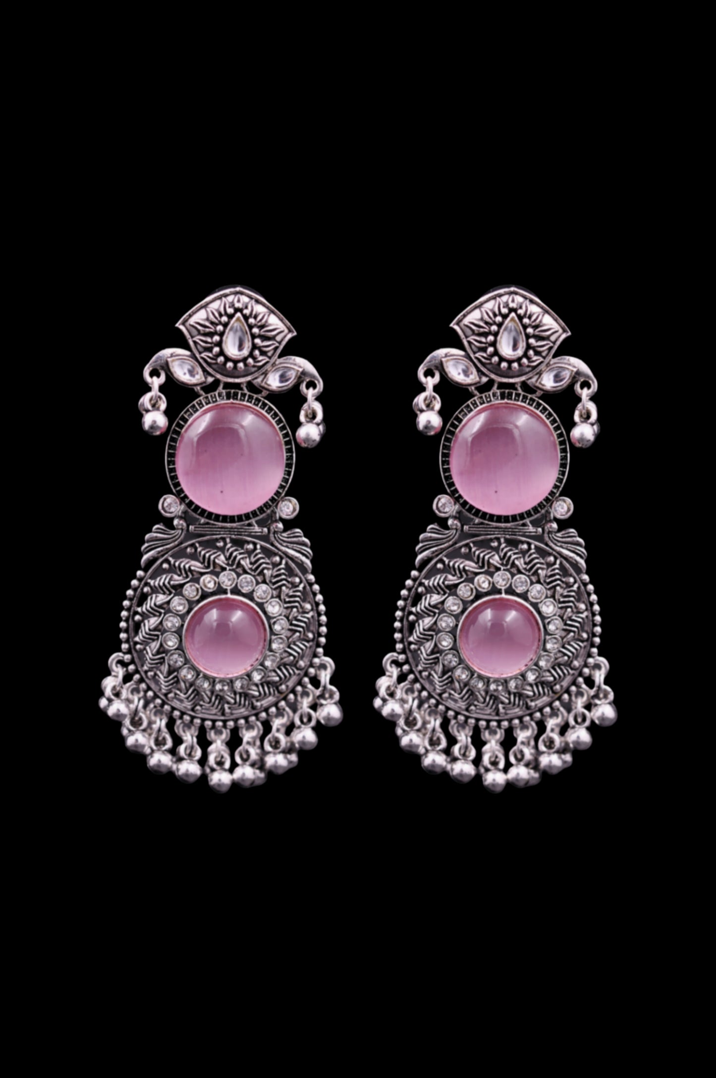 Gulbahar Silver Radiance Earrings