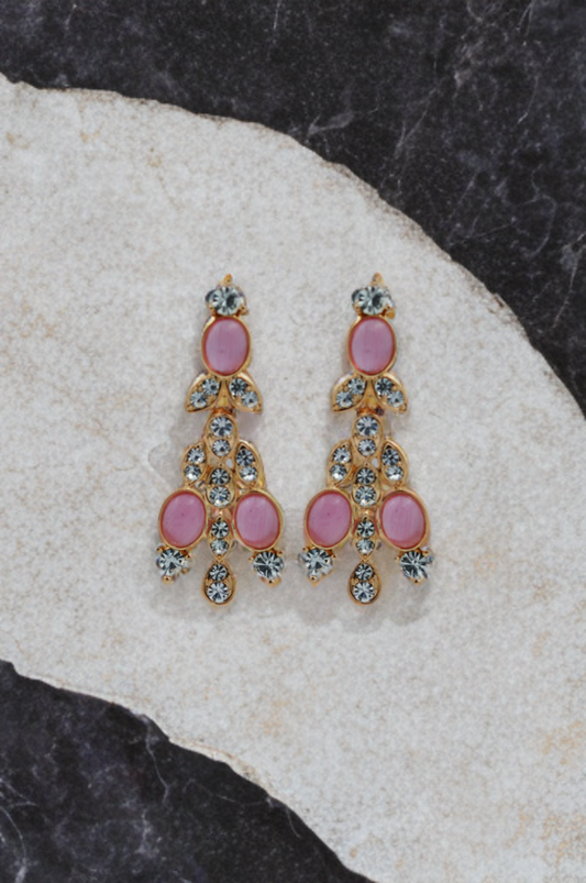 Gem Bloom Trio Earrings