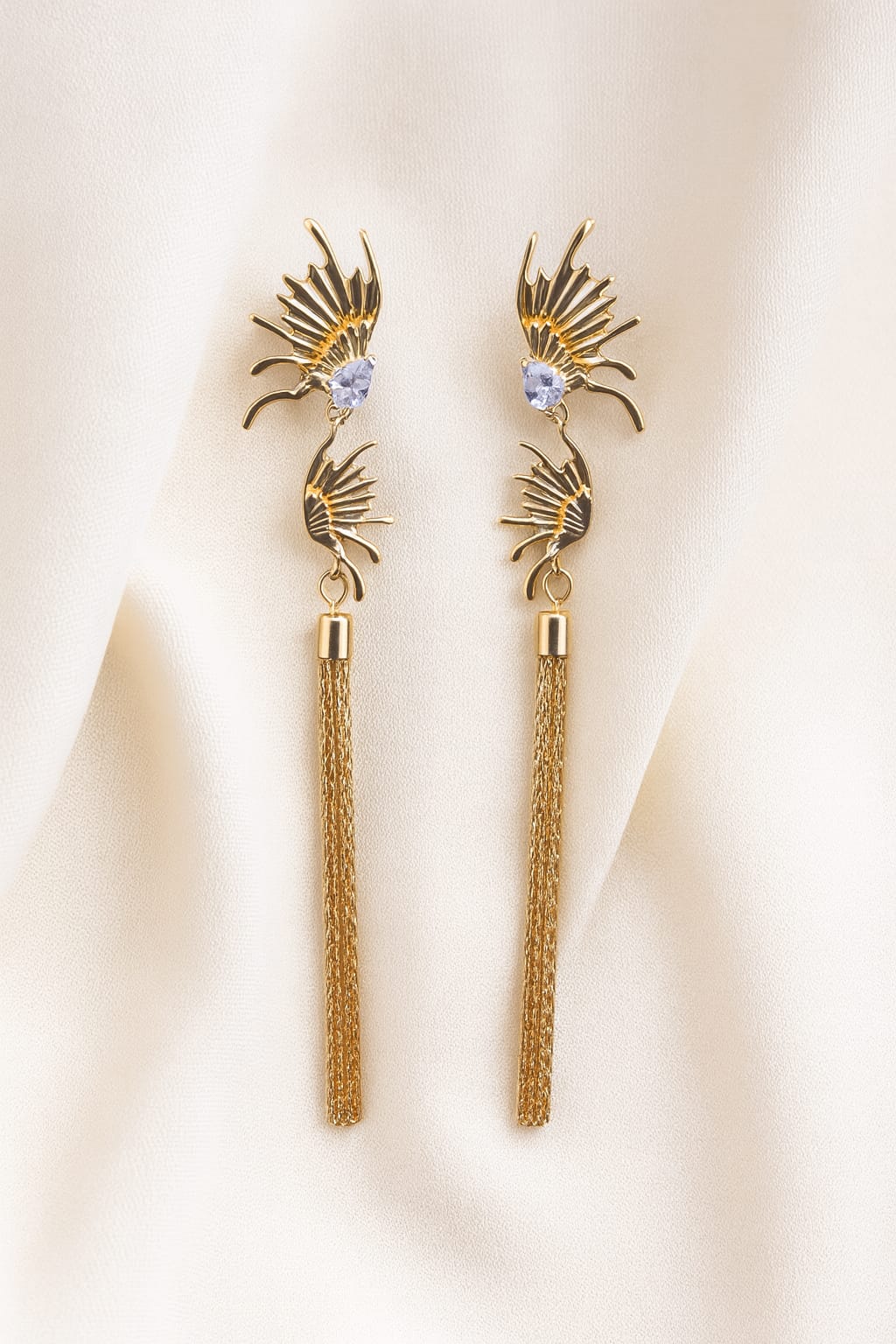 Golden Radiance Tassel Drops