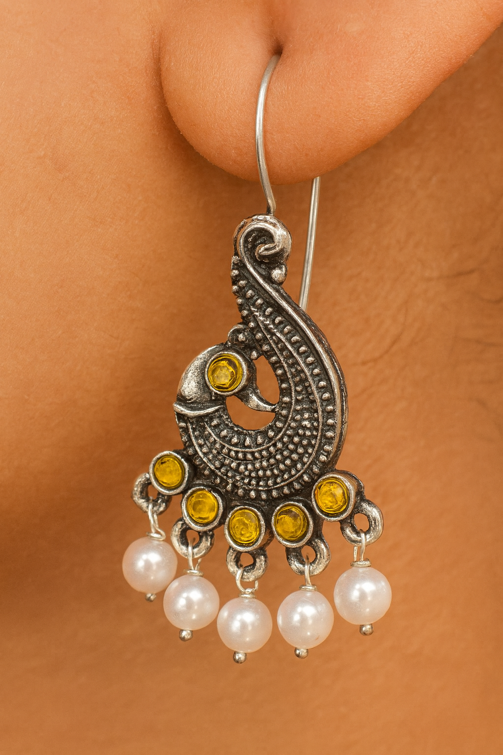 Yellow Radiant Swirls