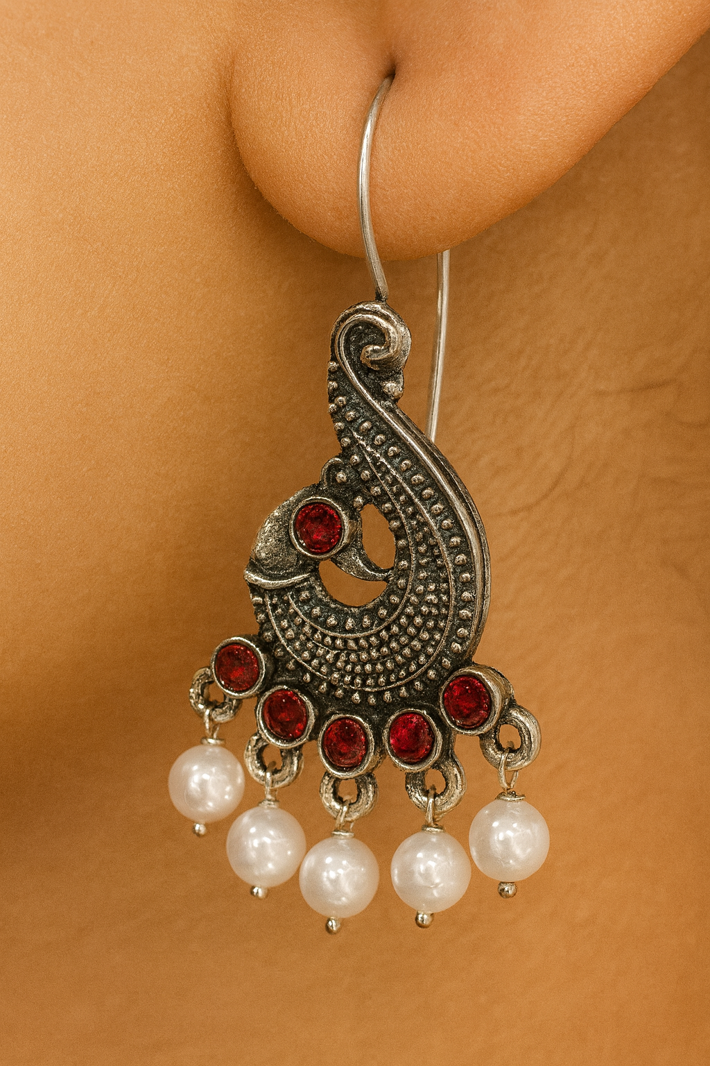 Maroon Radiant Swirls