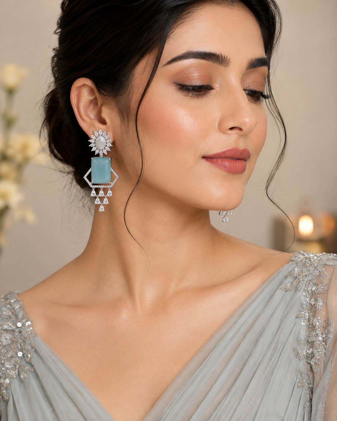 Turquoise Blue Diamond Radiance