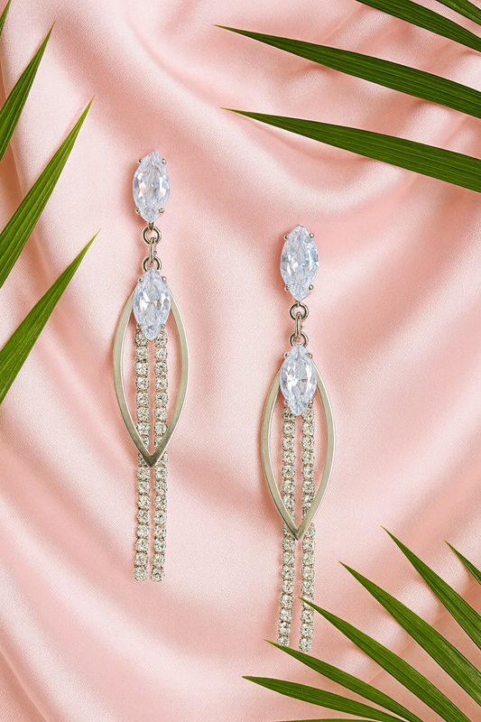 Crystal Drape Earrings