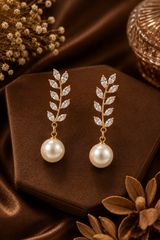 Elegance Vine Pearl Drops