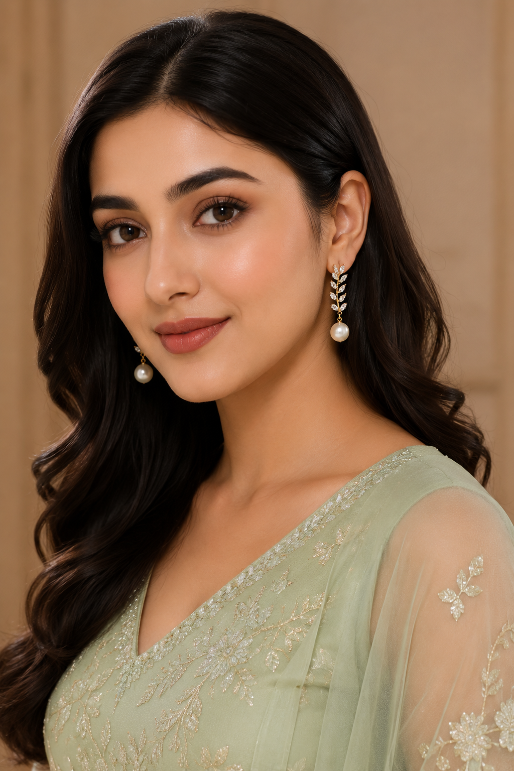 Elegance Vine Pearl Drops