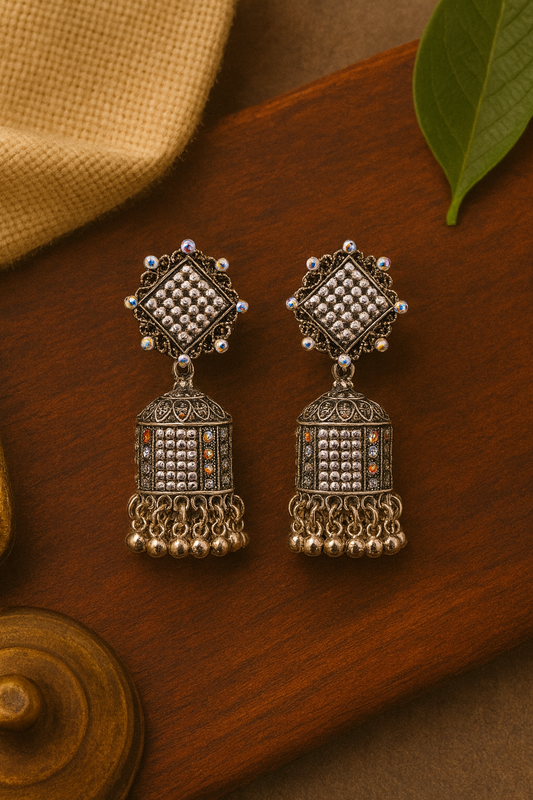 Rustic Rhythm Jhumkas