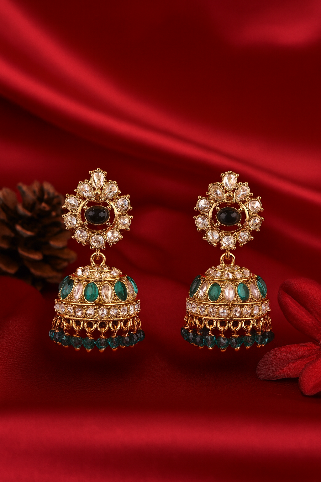 Royal Meenaz Polki Set