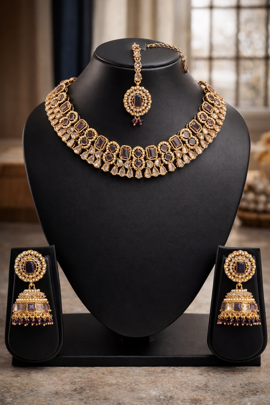 Rajwadi Violet Grandeur