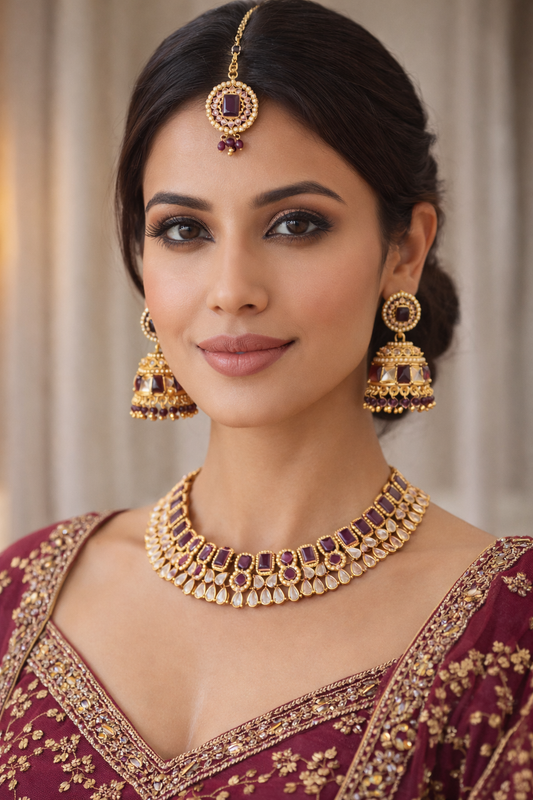 Rajwadi Violet Grandeur