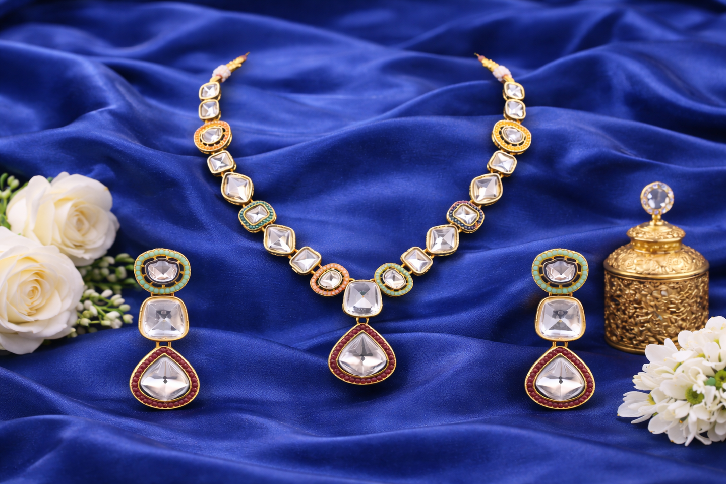 Rajwada Prism Necklace Set