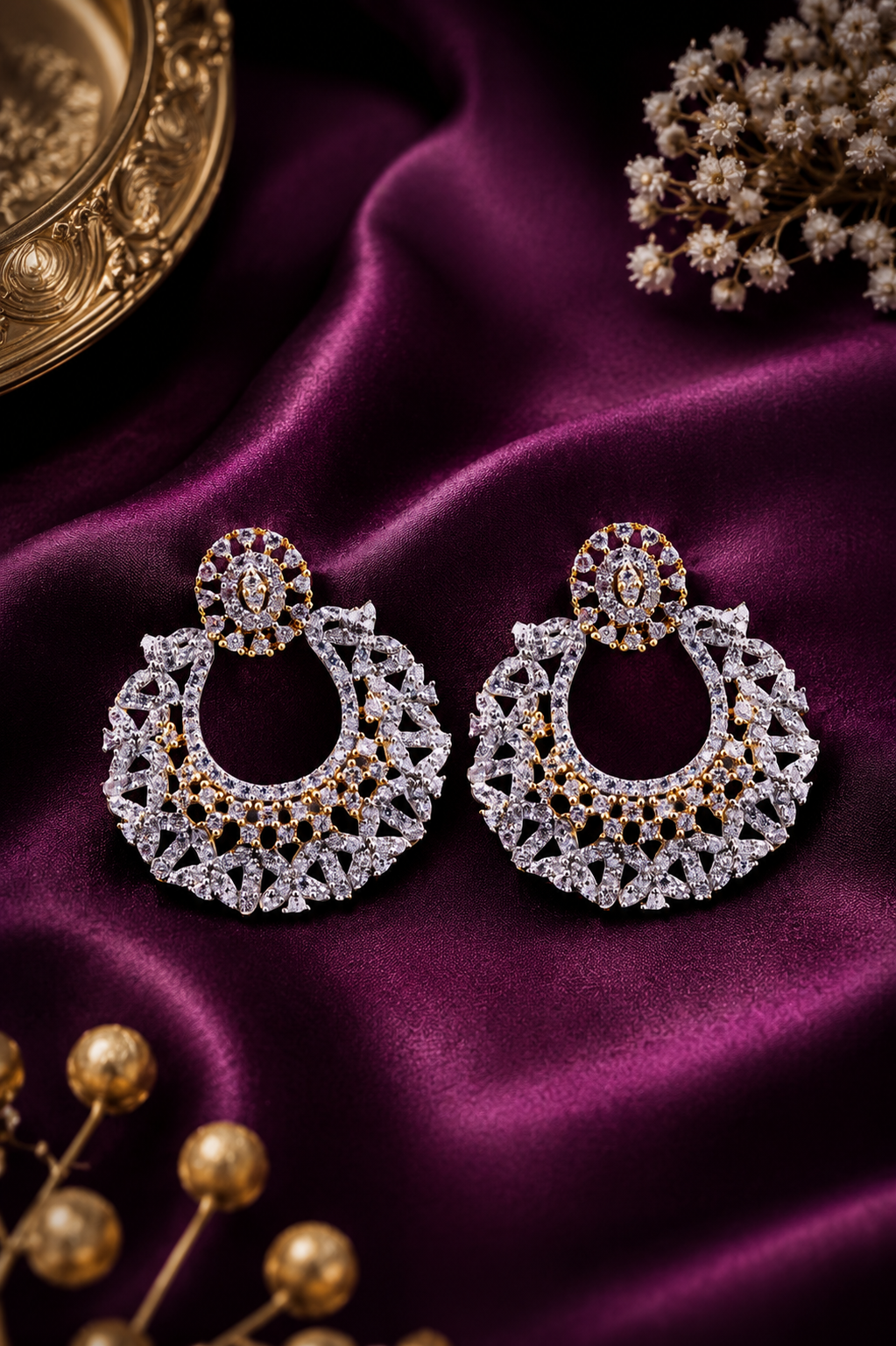 Regal Elegance – Luxurious Designer Earrings