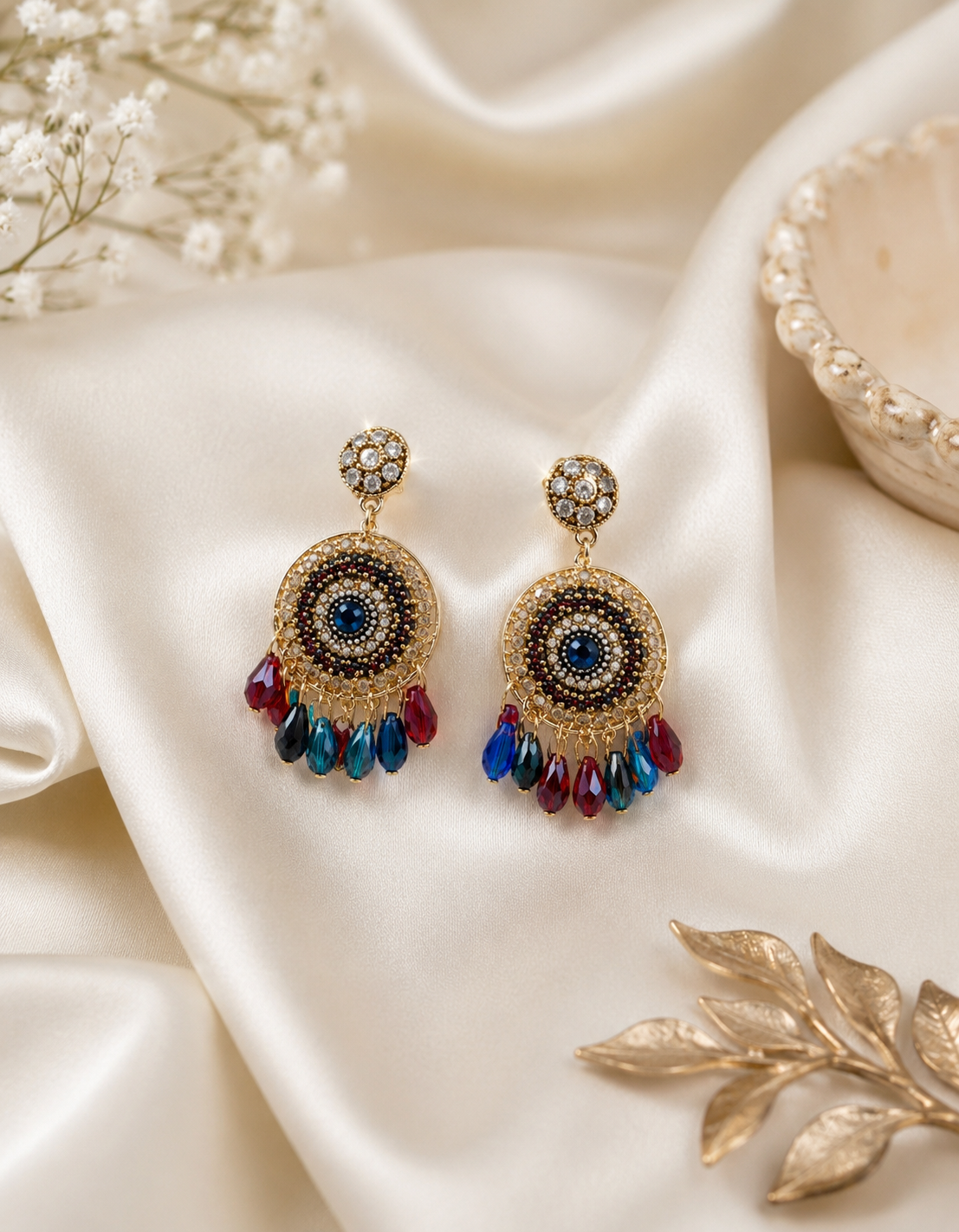 Bohemian Charm Beaded Earrings