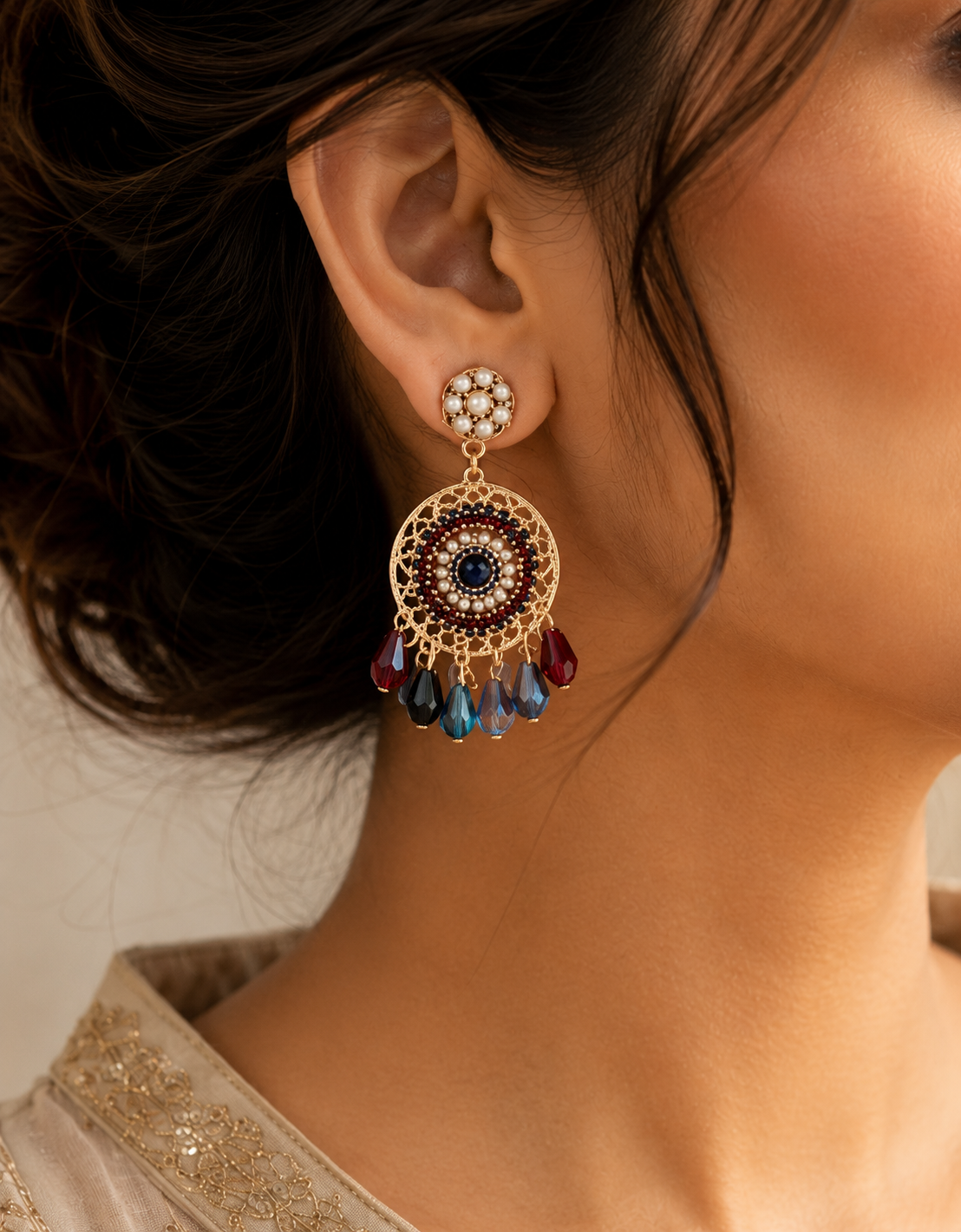 Bohemian Charm Beaded Earrings