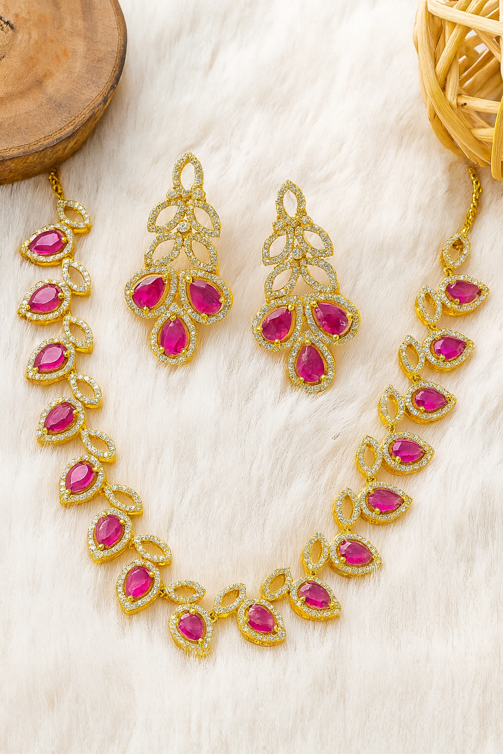 Rosetta Bloom Necklace Set