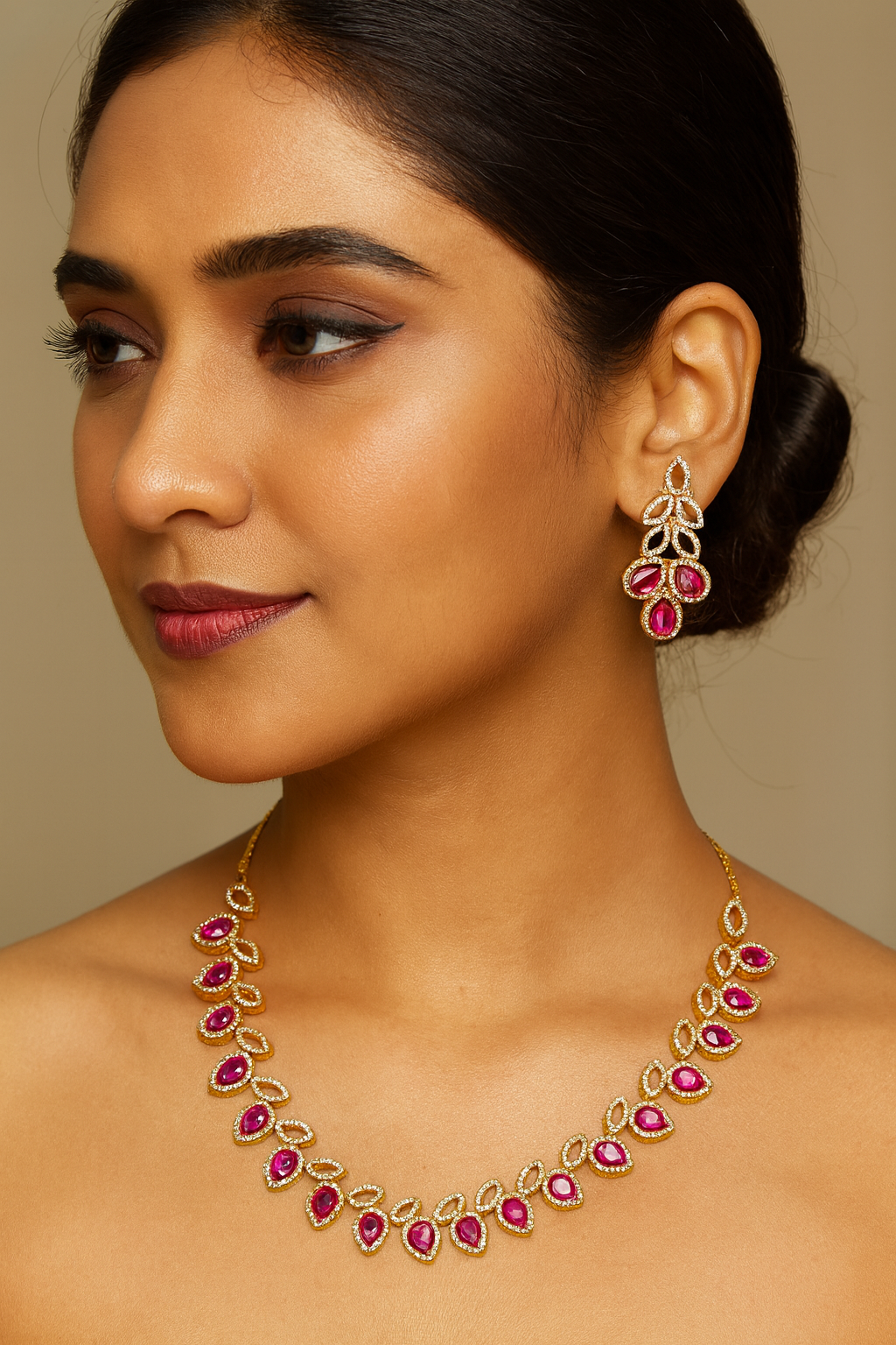 Rosetta Bloom Necklace Set