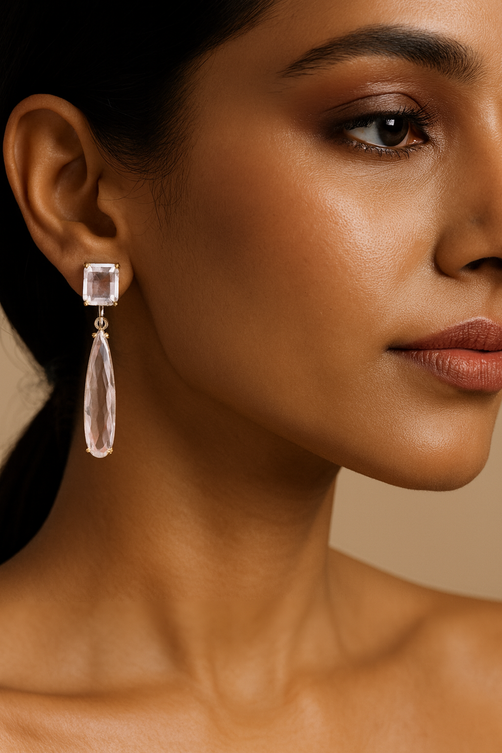 Crystal Elegance Drop Earrings