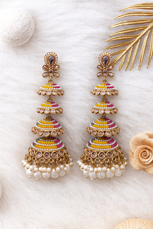 Rangriti Royale Jhumkas
