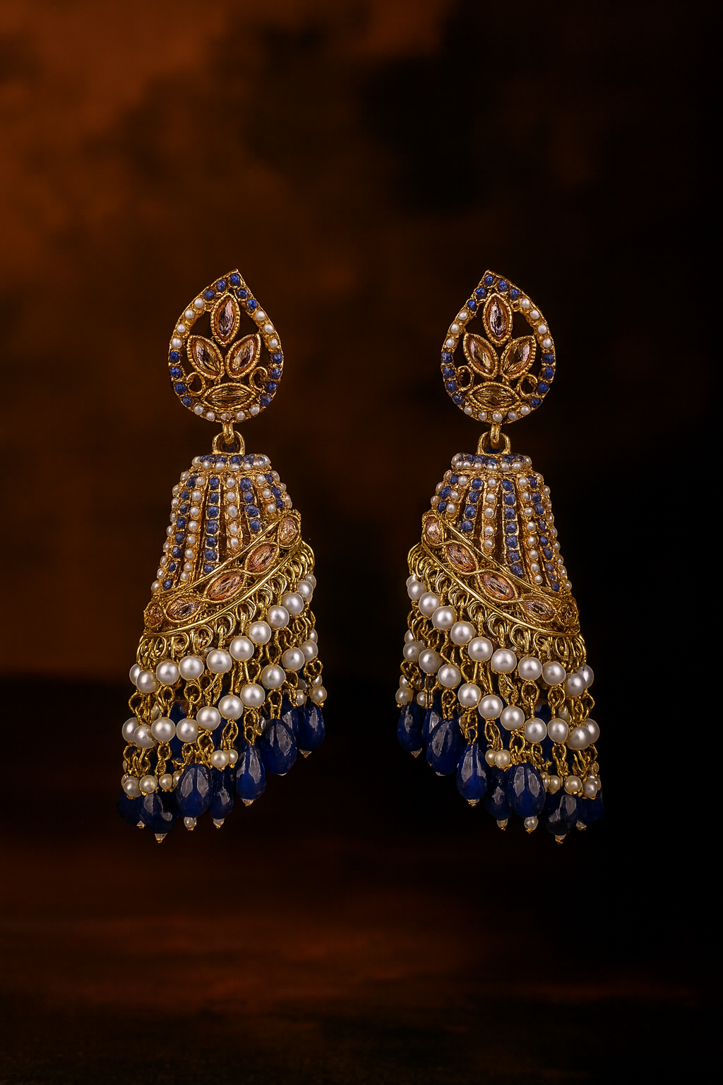 Midnight Royale Jhumkas