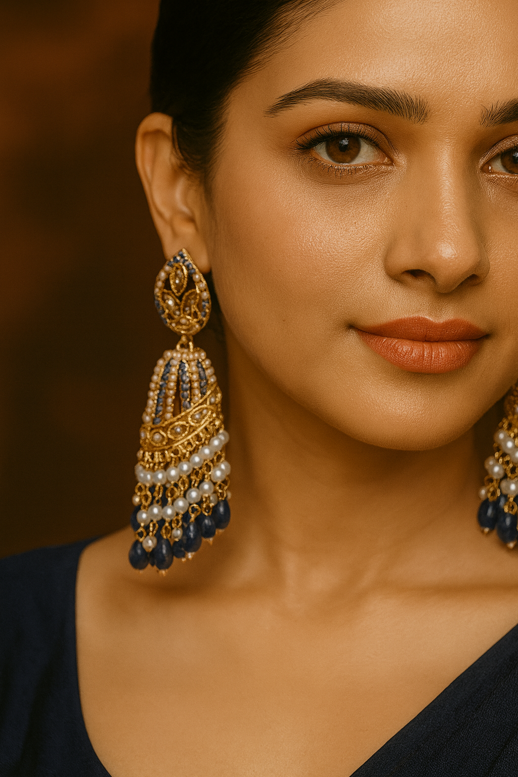 Midnight Royale Jhumkas