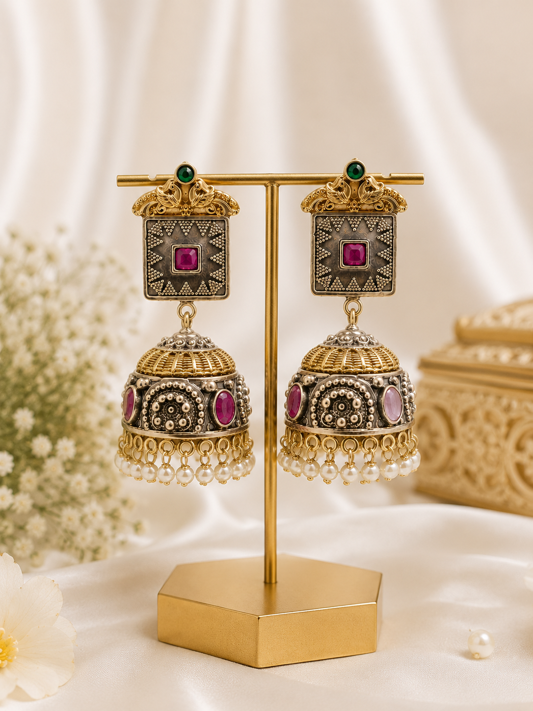 Antique Royale Jhumka Drops