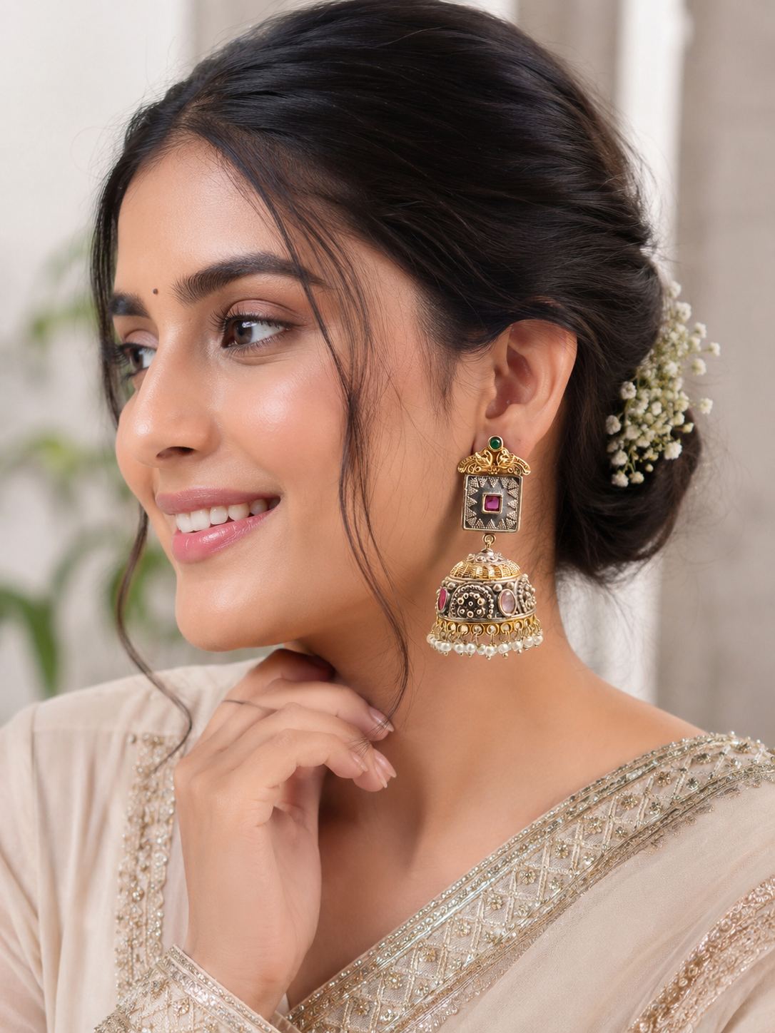 Antique Royale Jhumka Drops