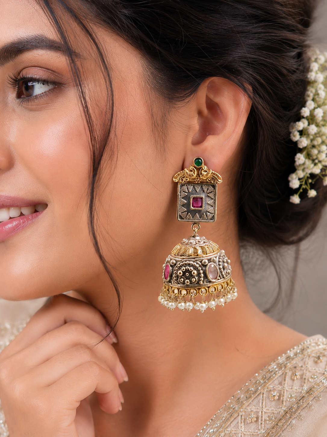 Antique Royale Jhumka Drops