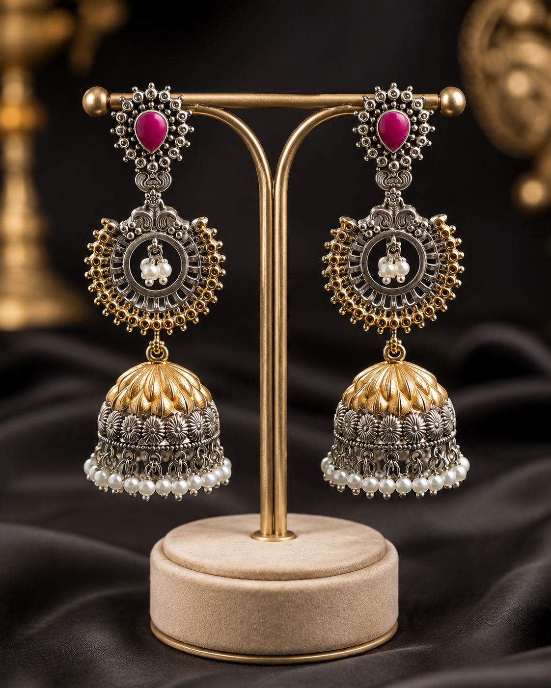Meher Royal Jhumka Earrings