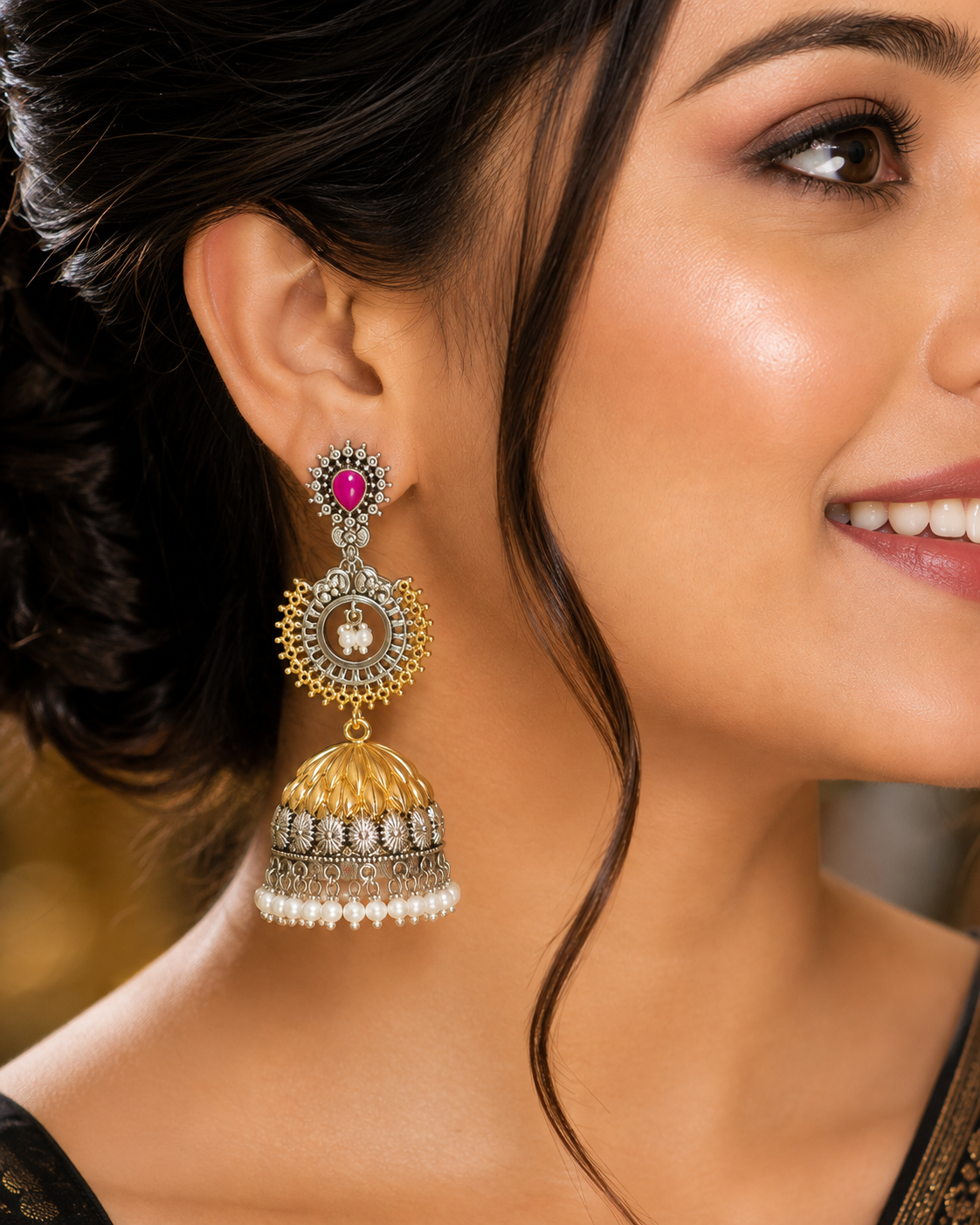 Meher Royal Jhumka Earrings