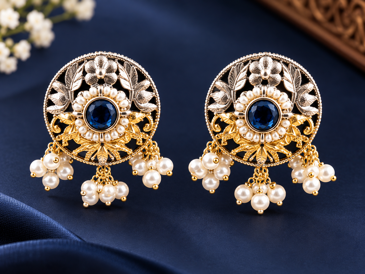 Emerald & Blue Grand Heritage Necklace Set