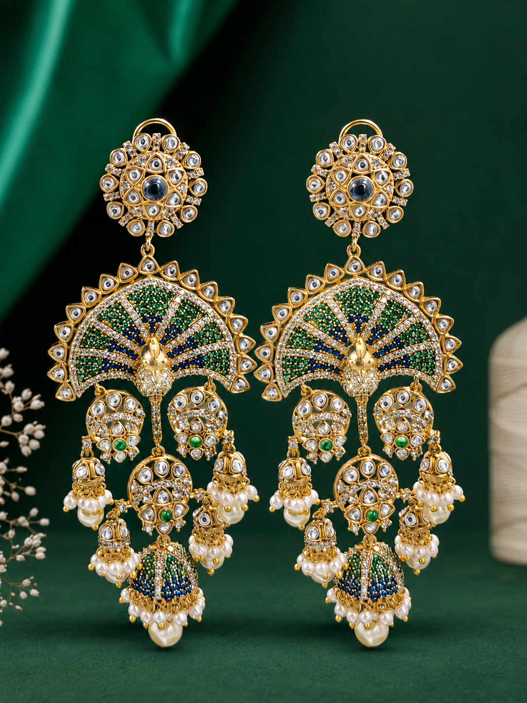 Maharani Heritage Statement Earrings