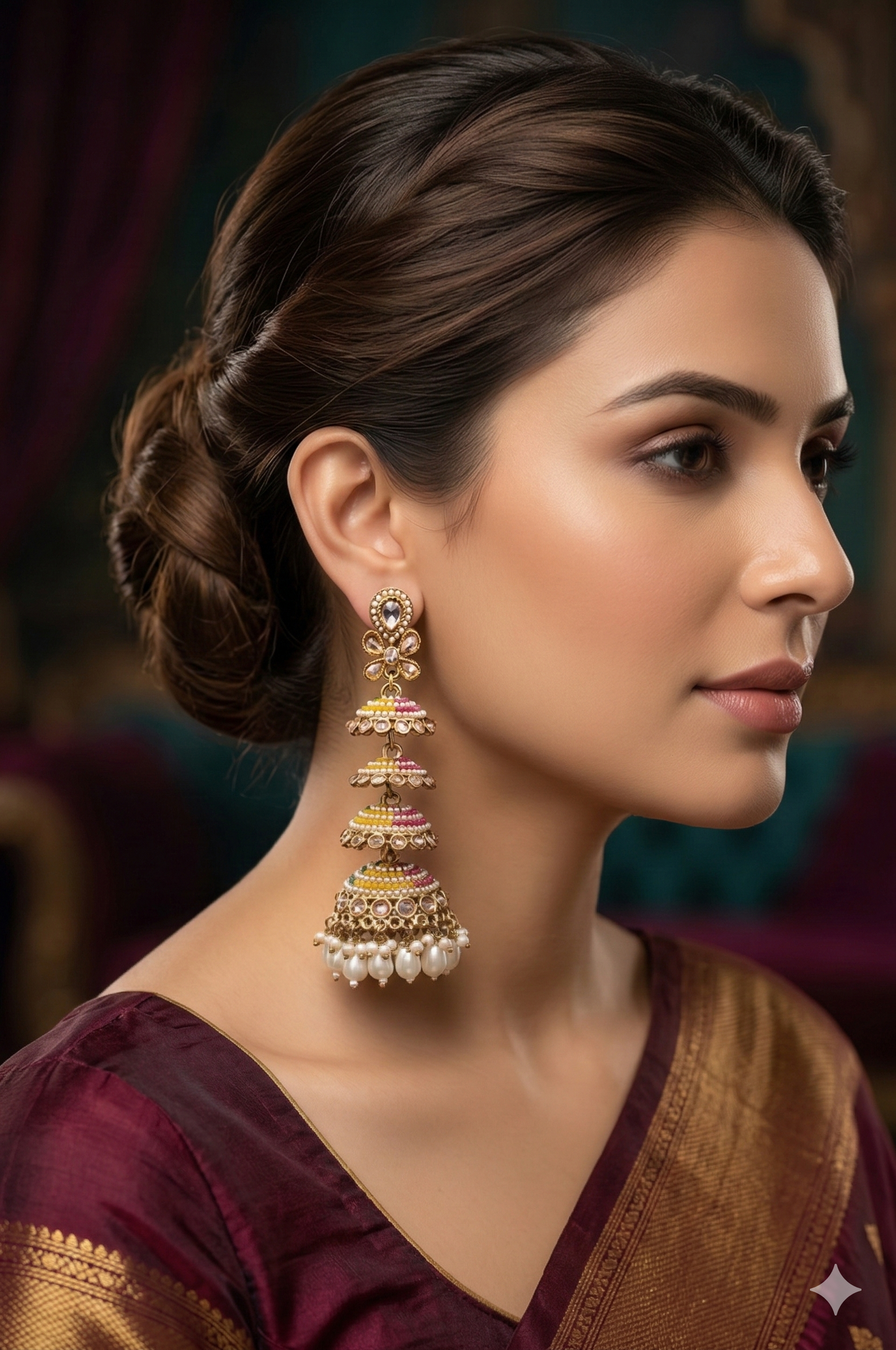 Rangriti Royale Jhumkas