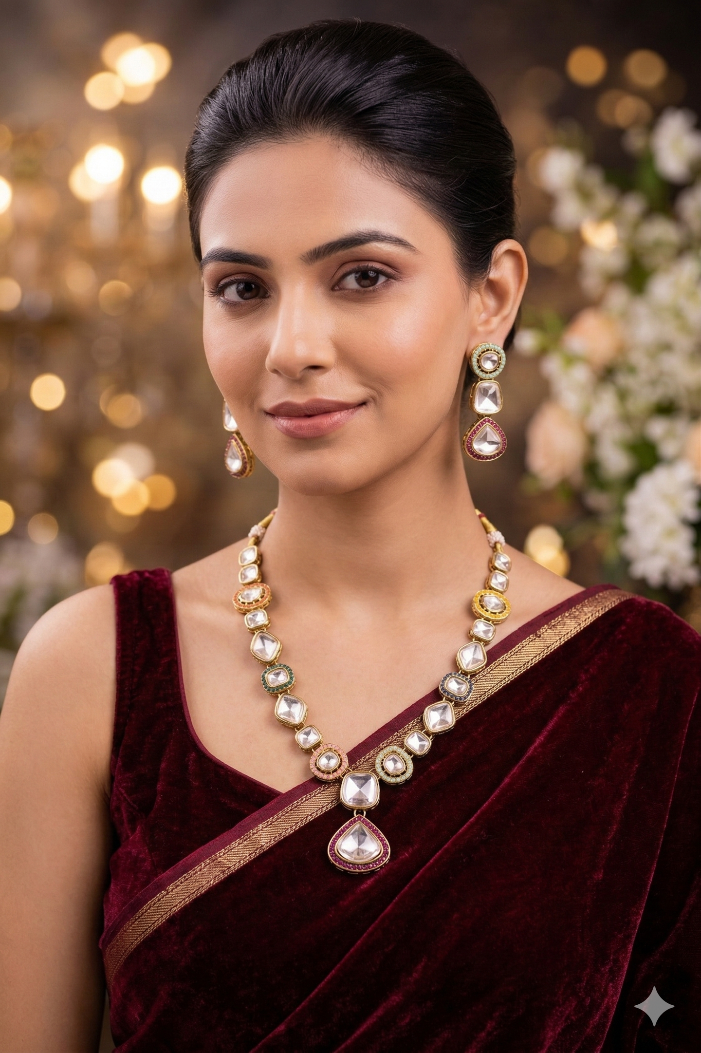 Rajwada Prism Necklace Set