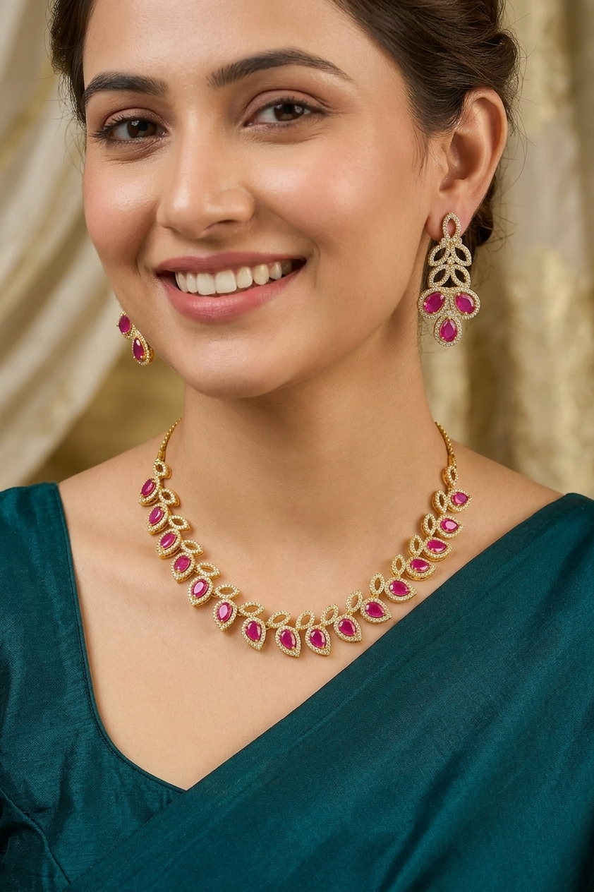 Rosetta Bloom Necklace Set