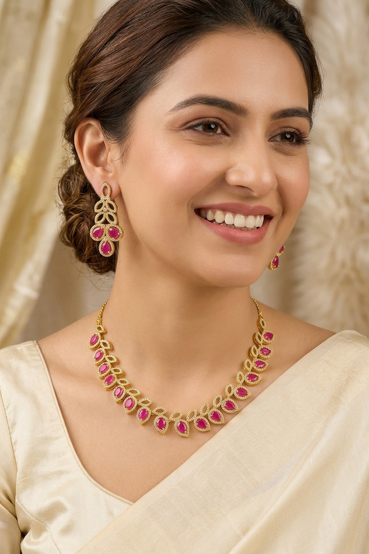 Rosetta Bloom Necklace Set