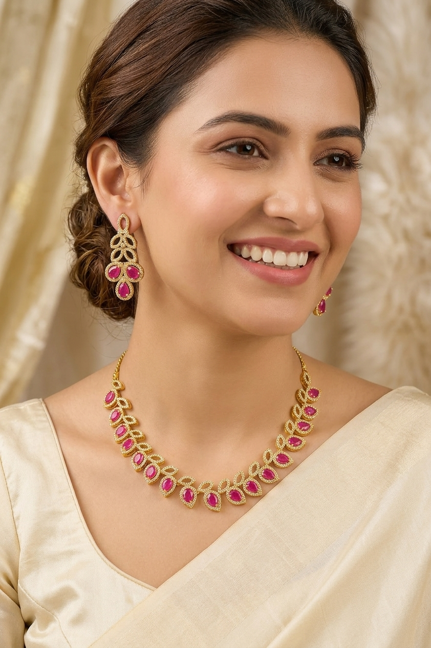 Rosetta Bloom Necklace Set