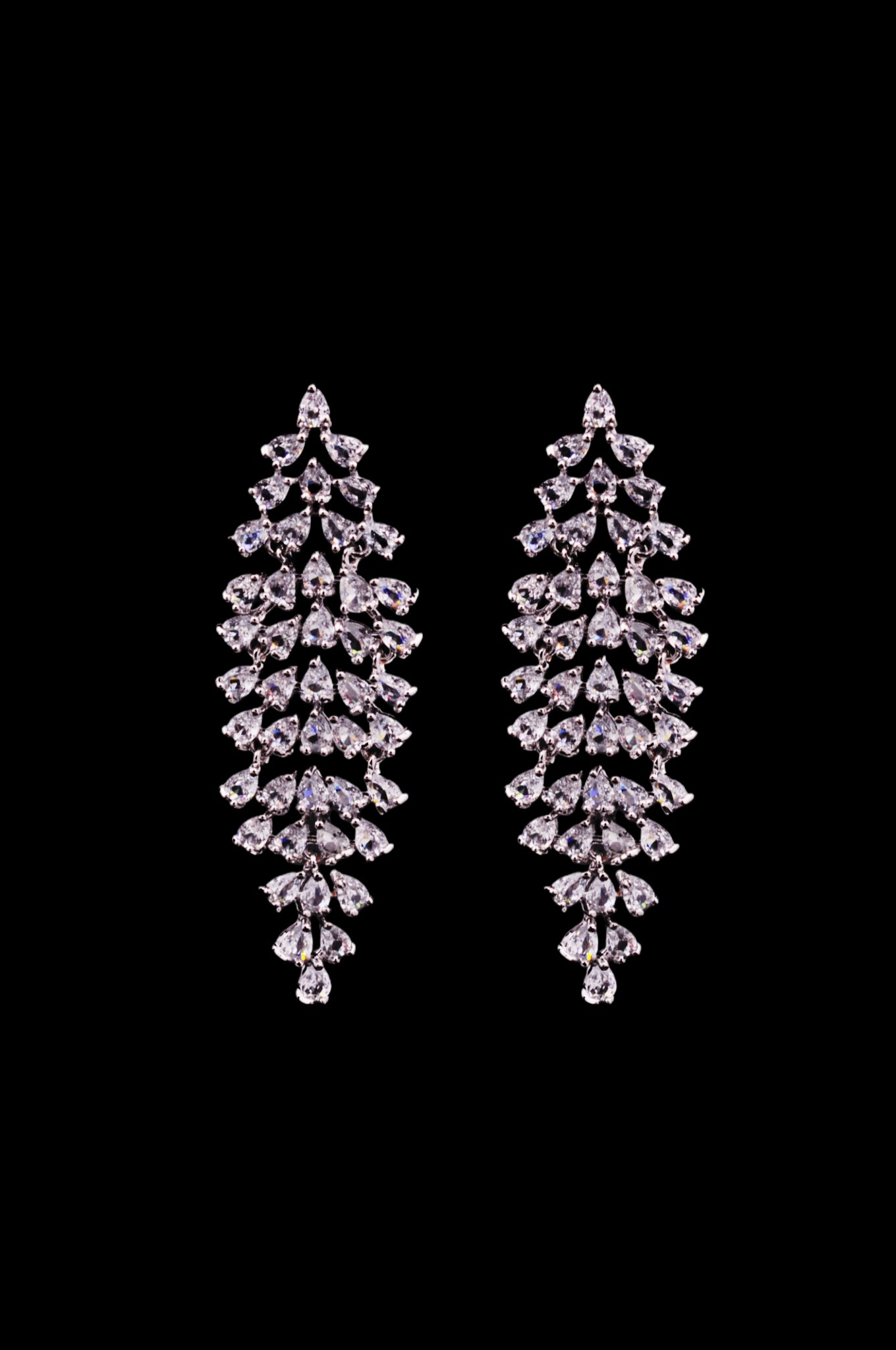 Diamond Radiance Drop Earrings