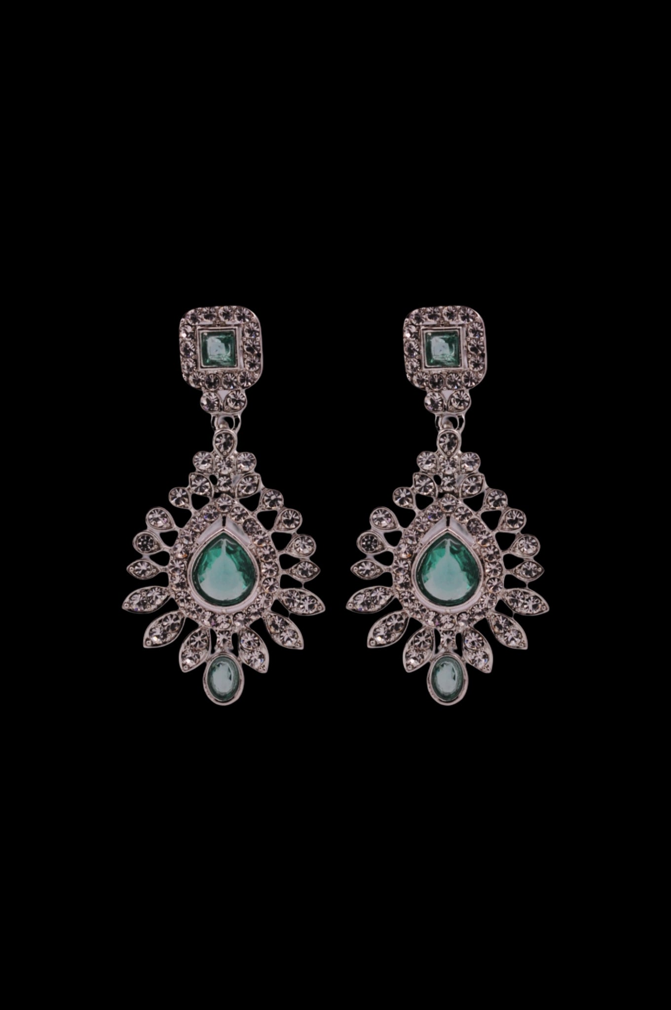 Timeless Elegance Gemstone Drop Earrings