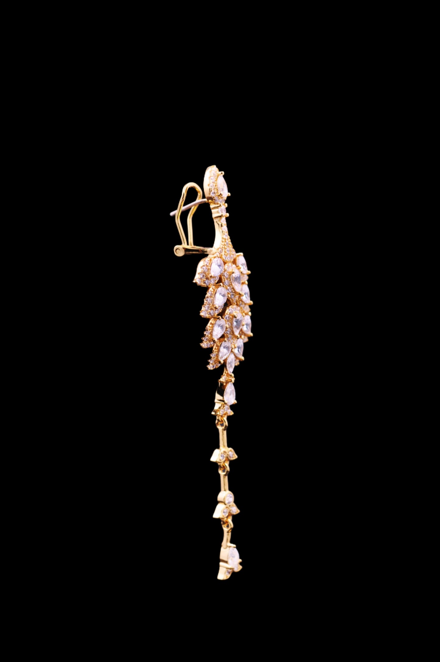 Golden Bloom Drop Earrings