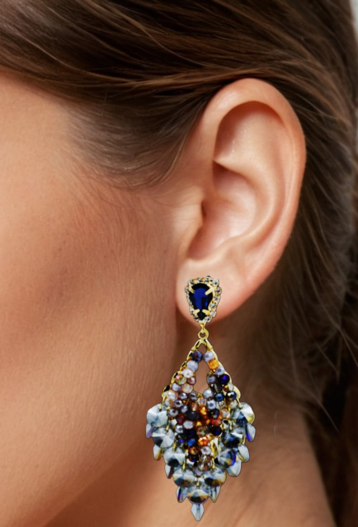 Royal Radiance Statement Earrings