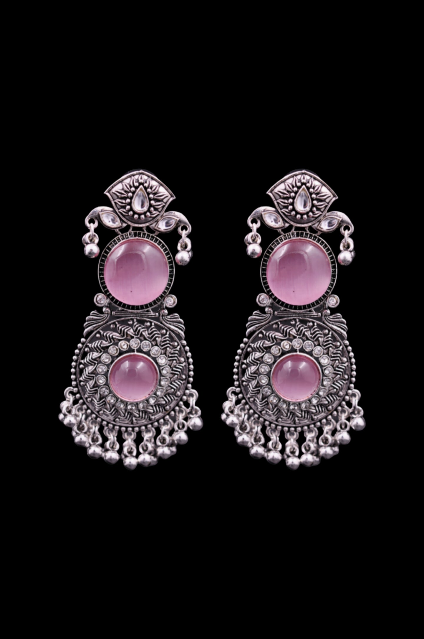 Gulbahar Silver Radiance Earrings