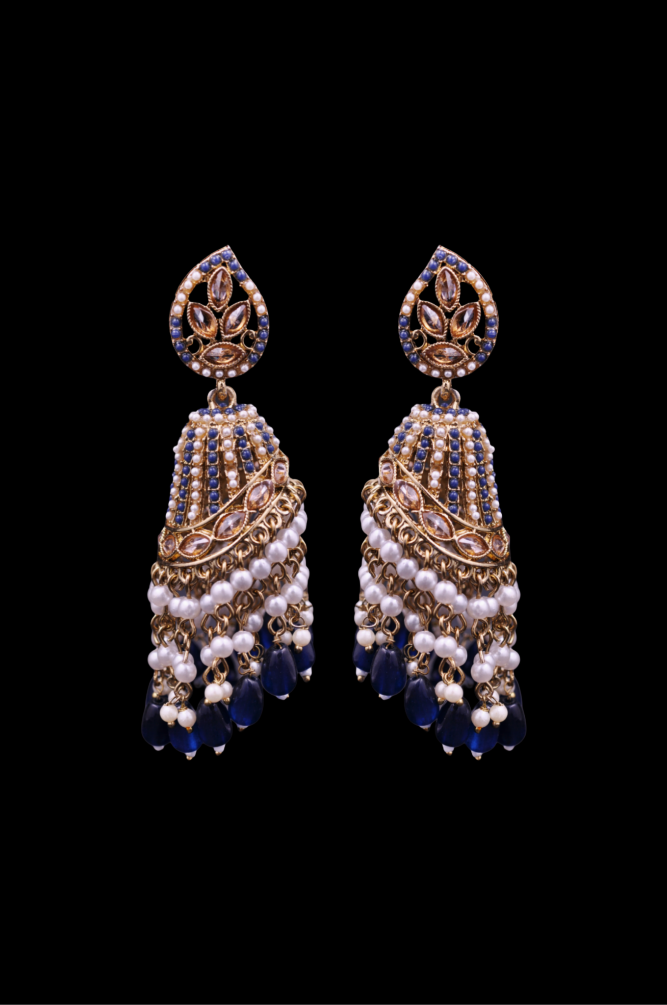 Midnight Royale Jhumkas