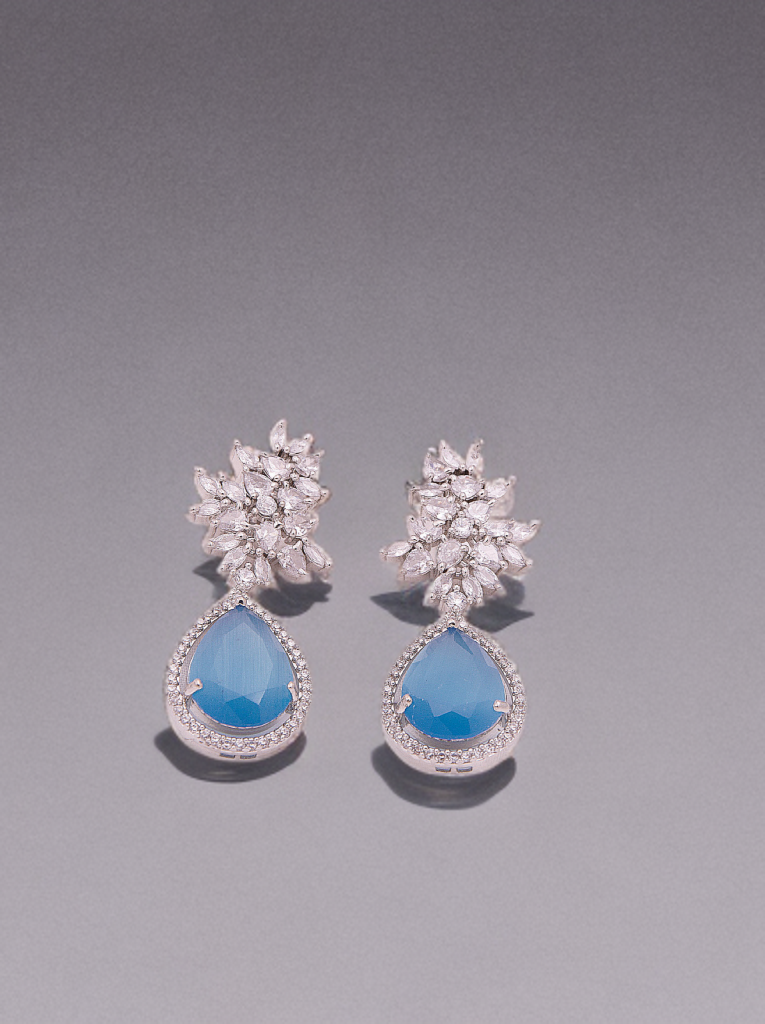 Royal Elegance Teardrop Crystal Earrings