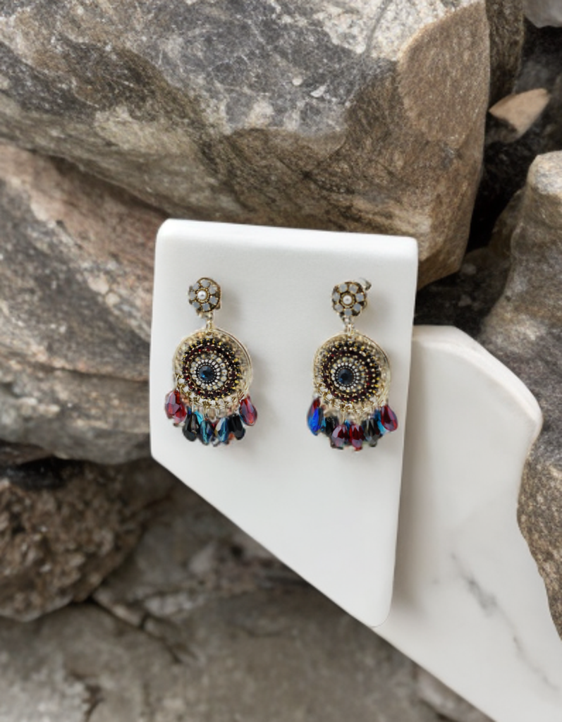 Bohemian Charm Beaded Earrings